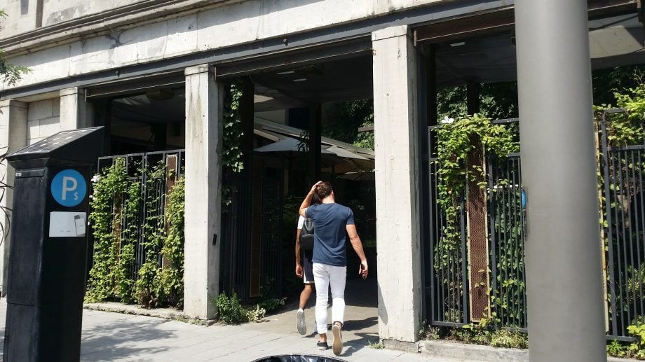 Bistro Boris Entrance Tucked Away