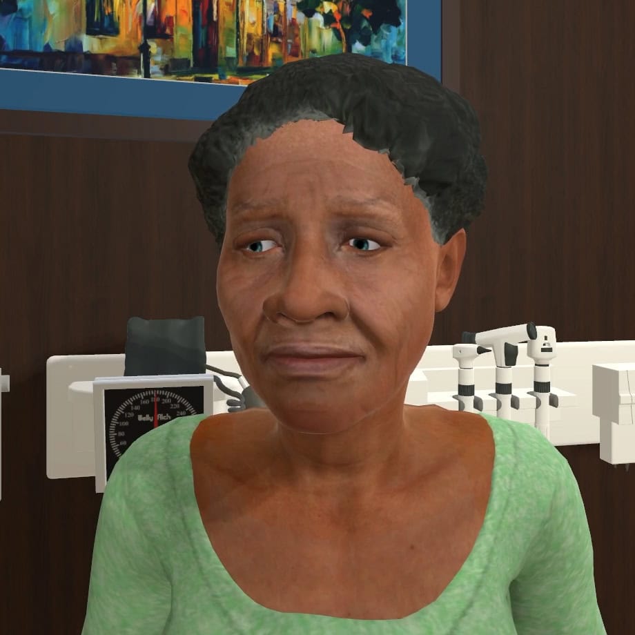 2 High fidelity virtual patient configured for EMS simulation