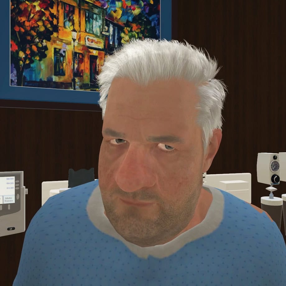 7 High fidelity virtual patient configured for EMS simulation