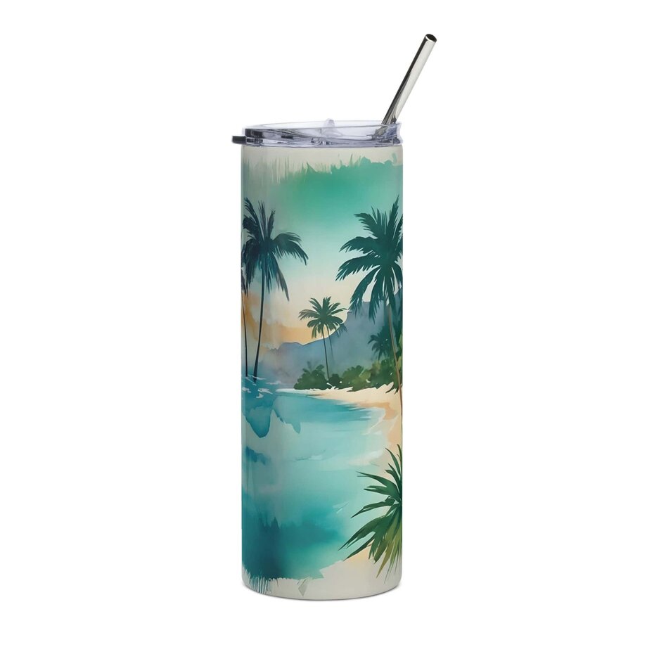Stainless Steel Tumbler (Beach)
