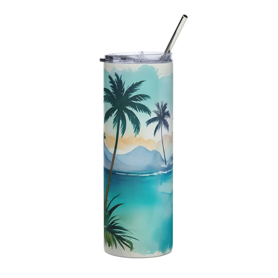 Stainless Steel Tumbler (Beach)