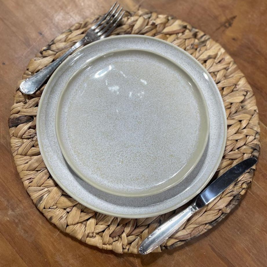 PRATO DE MESA BIO LATTE BEGE
