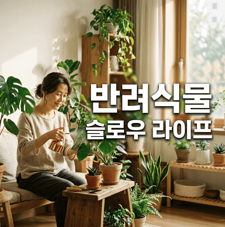 반려식물, 슬로우 라이프