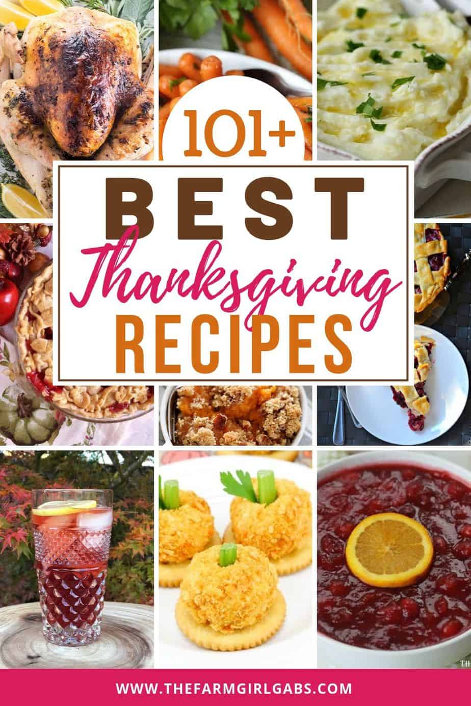 101 of the Best Thanksgiving Recipes pin