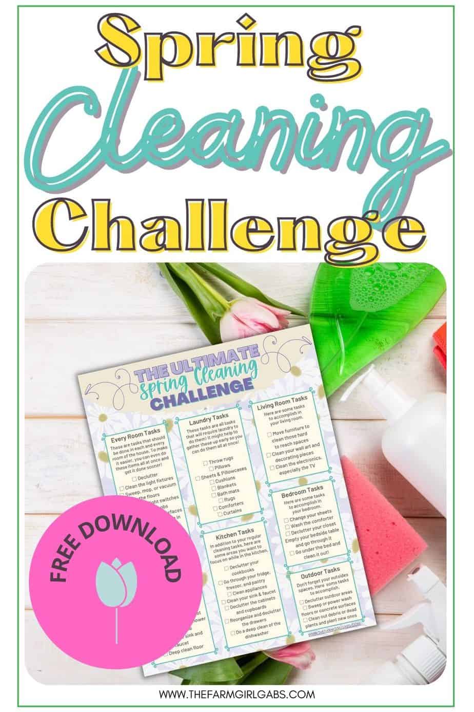 If you are ready to get your home into shape this spring, then you may want to consider our spring cleaning challenge! This challenge was designed with busy moms in mind with just one simple task each day for 31 days! Ready to get started? These easy cleaning tips for busy moms will help you get your house in order. Check out these quick cleaning hacks to help clean your home.