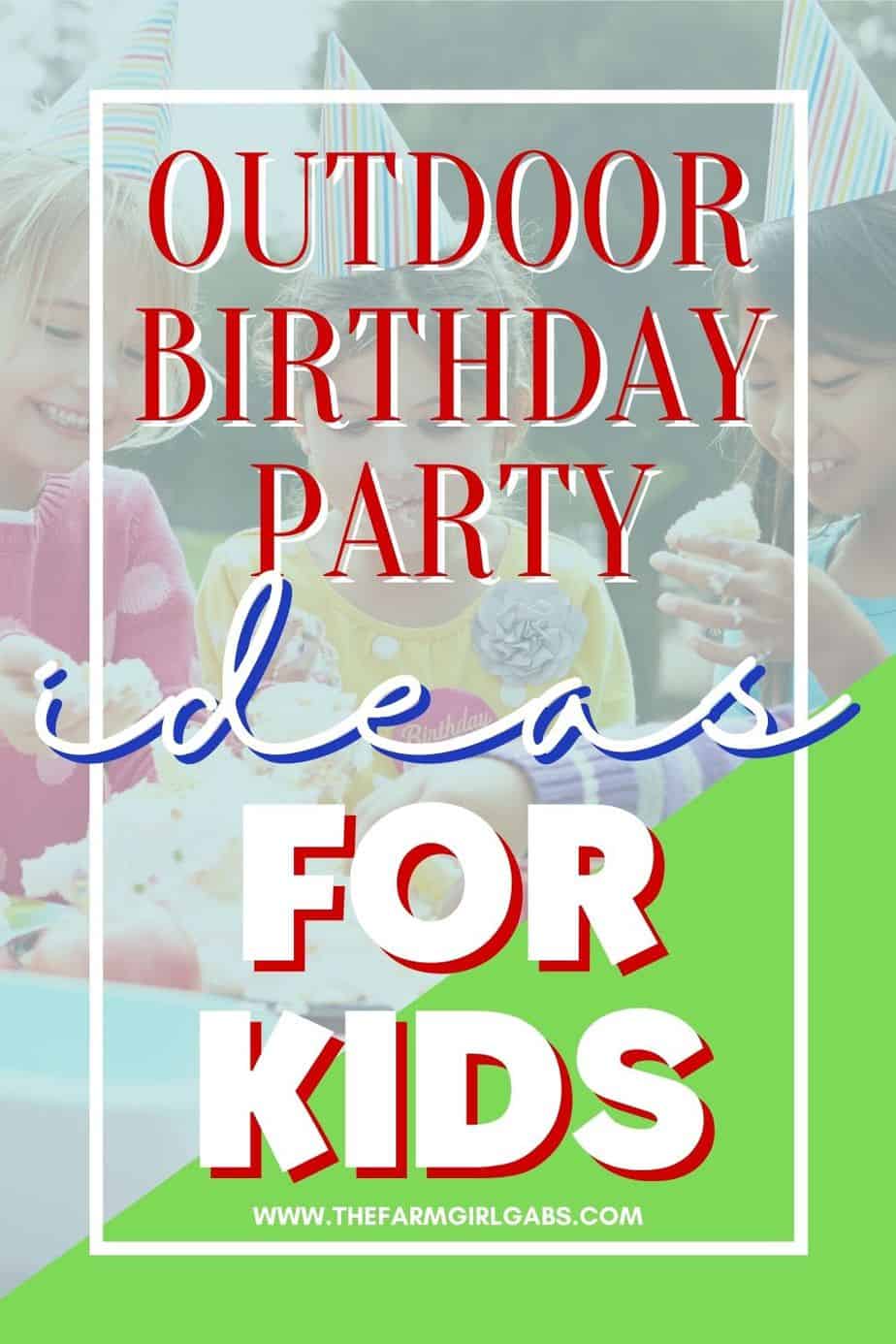 Celebrating a spring or summer birthday soon? If you are looking for some fun outdoor-themed birthday ideas for kids, check out this list of Outdoor Birthday Party Ideas for Kids.