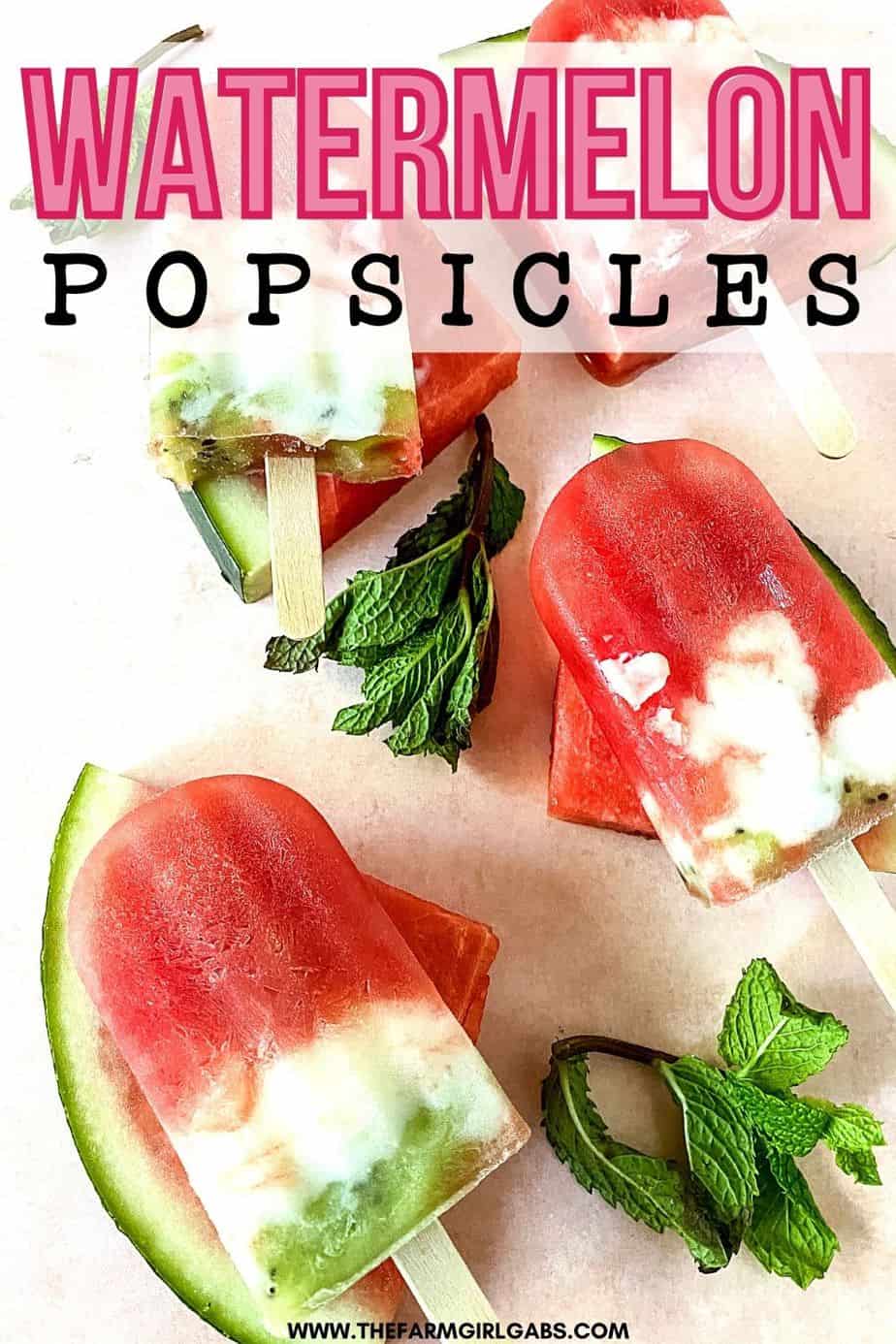 Stay hydrated and cool on a hot day with these flavorful Watermelon Pops. Made with fresh ingredients in a blender, these popsicles are delicious and naturally good for you. Watermelon Popsicles are a fresh frozen treat containing watermelon, kiwi, yogurt, and a few other ingredients. These pops get placed in the freezer until they’re cold and are perfect for consuming on a hot day.