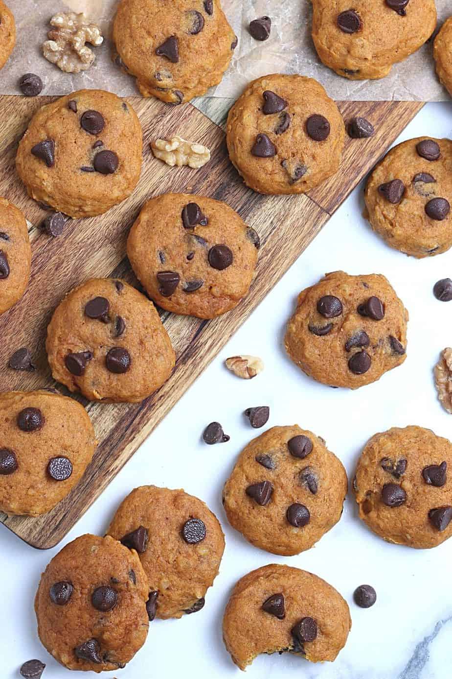 You can't go wrong with a classic chocolate chip cookie recipe. But have you ever had pumpkin chocolate chip cookies? These baked treats combine the flavor of both pumpkin and chocolate to create something incredible. Use this recipe for Pumpkin Chocolate Chip Cookies to make a tasty fall-inspired dessert. This easy fall cookie recipe makes a great after-school snack for kids.