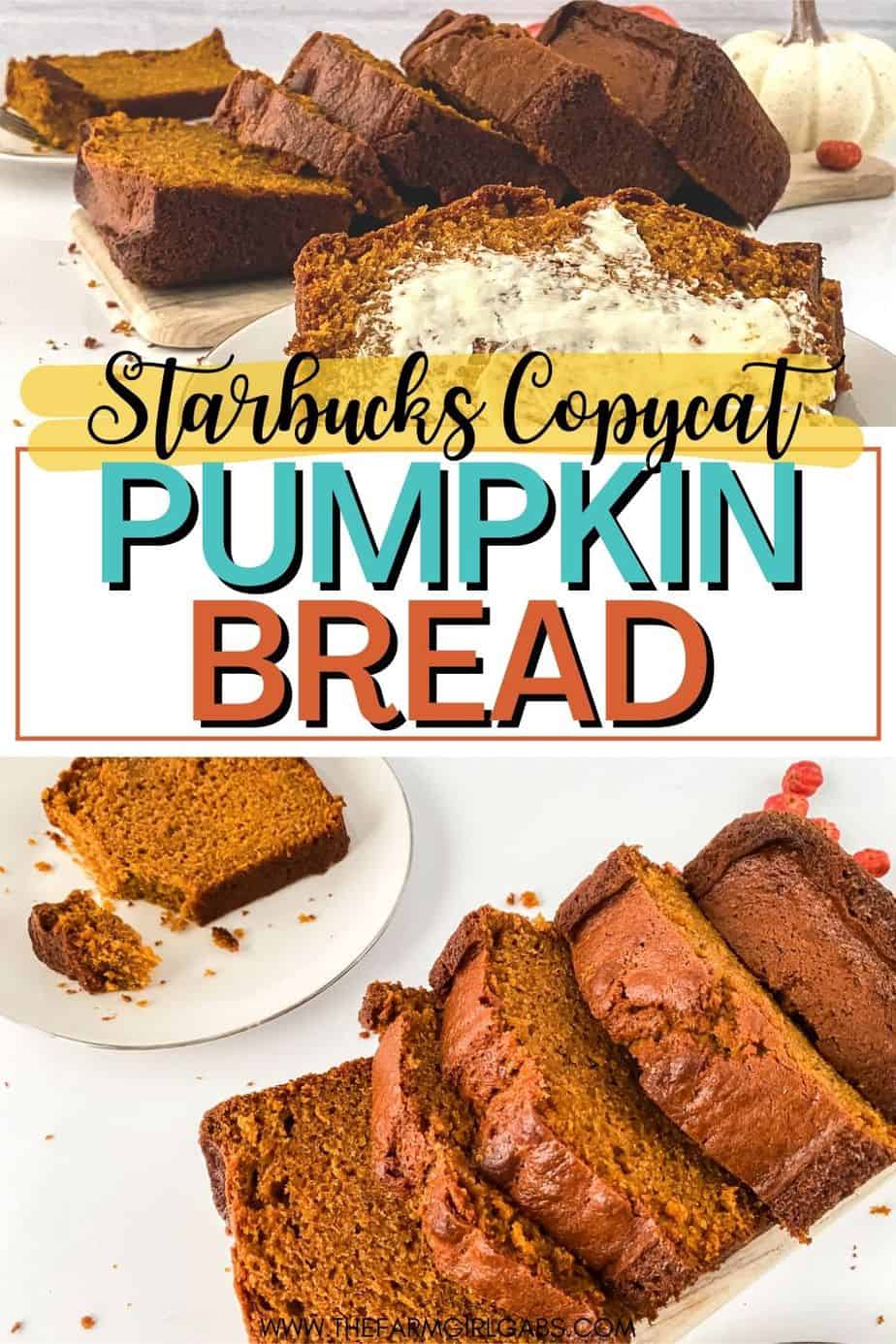 easy pumpkin bread recipe (Starbucks copycat)