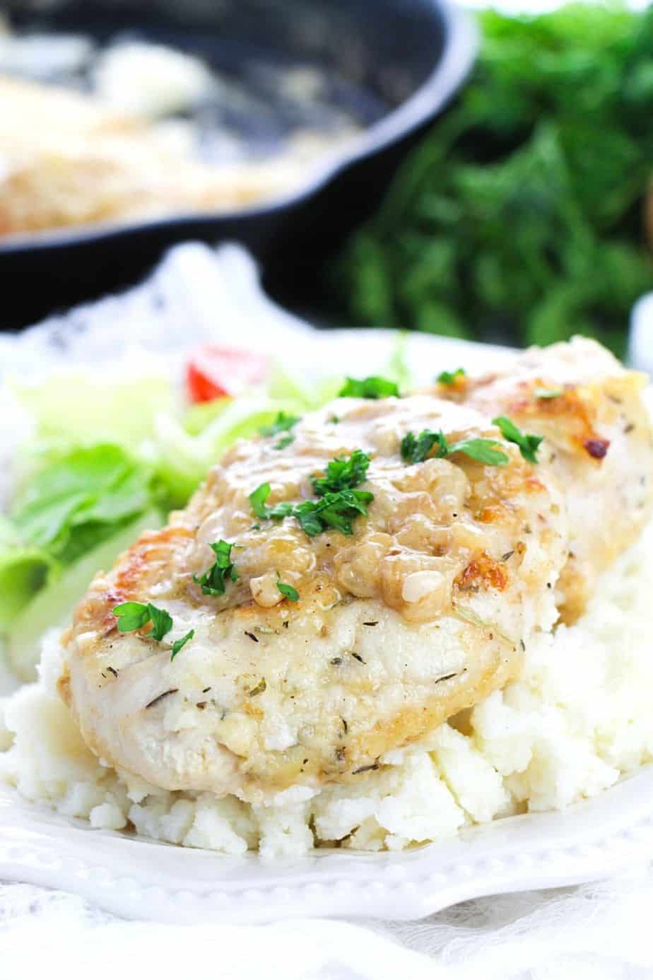 Easily prepare a flavorful entree with this delicious Smothered Chicken recipe. The chicken is juicy, tender, and will melt in your mouth with each bite you take. This easy chicken recipe is perfect for a quick weeknight meal for the family. Add this classic chicken recipe to your weekly meal plan.