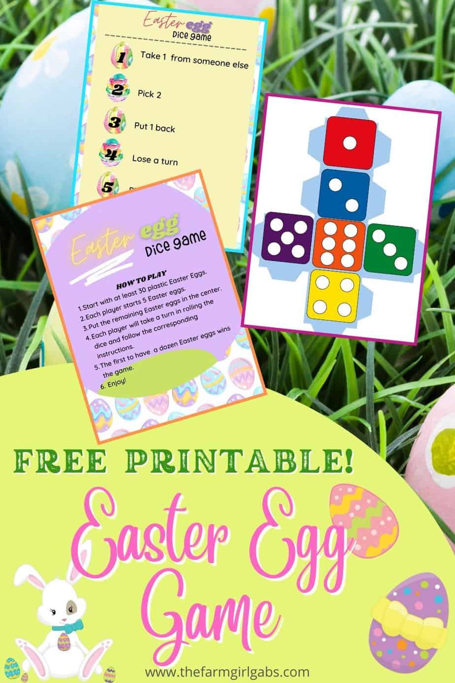 Add some fun to your Easter Celebration. Download this free printable Easter Dice Game and see who will be a winner.