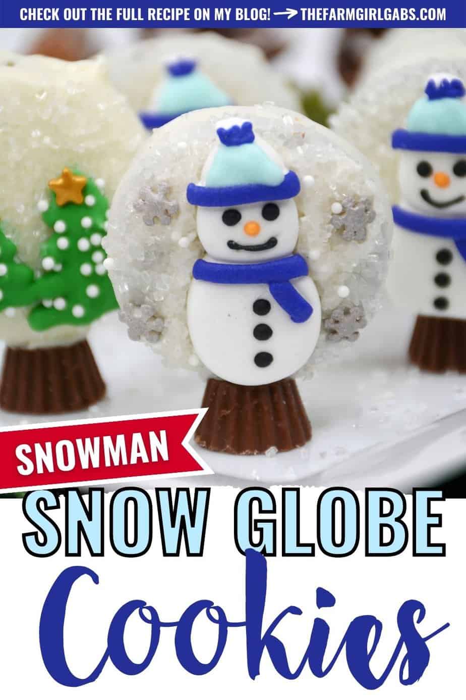 Prepare perfectly decorated Snowman Snow Globe Cookies for the holidays. These sweet, decorative holiday cookies are a must-have for children and adults. This easy cookie recipe is made with OREOS. These chocolate covered OREOS are a fun Christmas Cookie recipe to make and share.