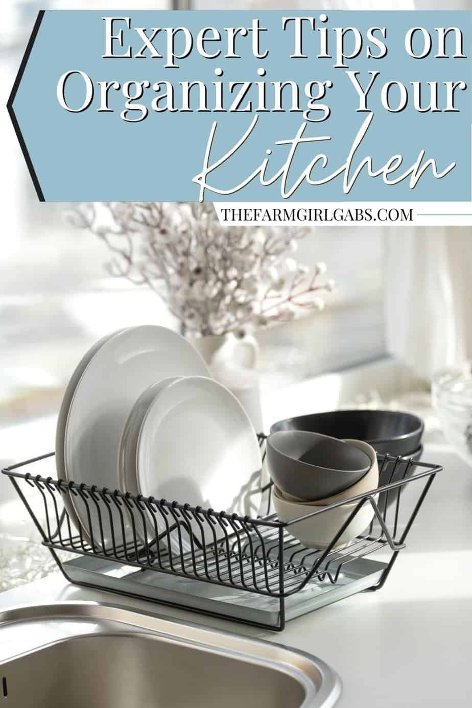 The kitchen is the heart of the home. Keeping it organized is key. Ready to get started? Check out these easy Kitchen Organization Ideas. Be sure to also download the free home organization printable. These easy organization hacks will help you organize your home.