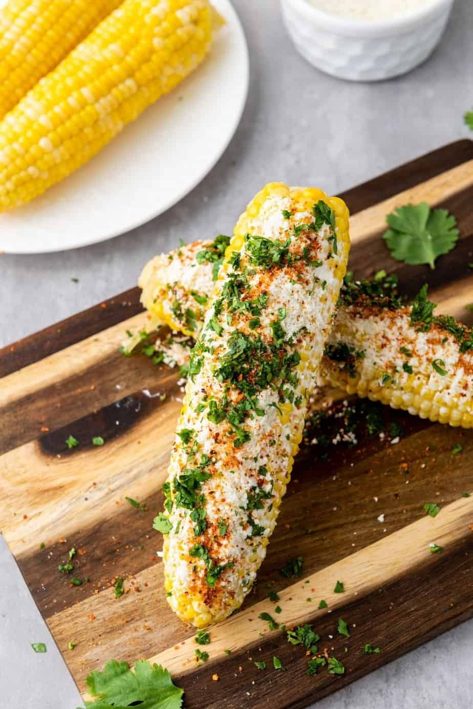 Spice up the flavor of your fresh corn on the cob with this recipe for Mexican Elotes. Every ear of corn is carefully coated with the perfect blend of spices to provide the perfect zesty taste. 