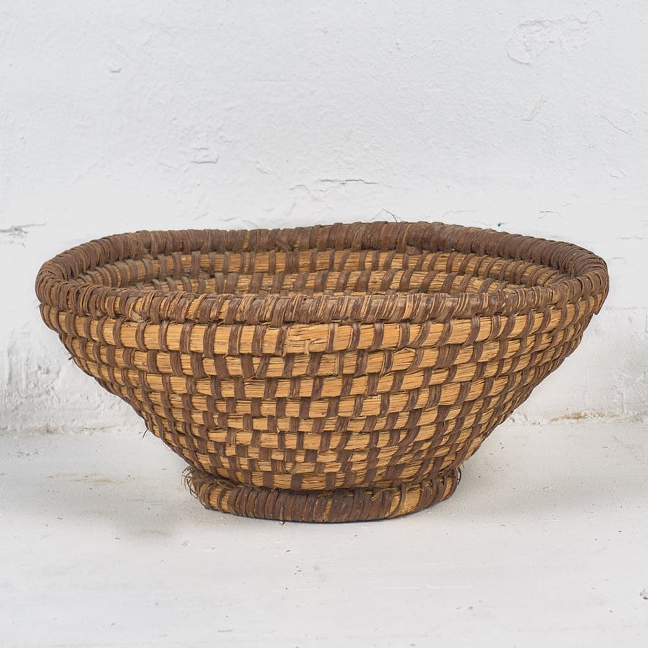 Antique wicker basket (c.1930) #5