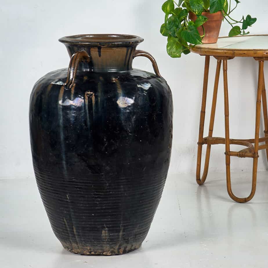 Wabi sabi antique ceramic vase (c.1850)