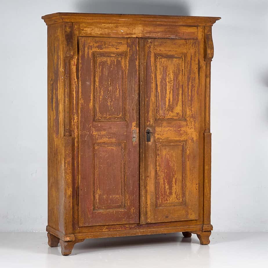 Antique wooden cabinet with two doors (c.1900)