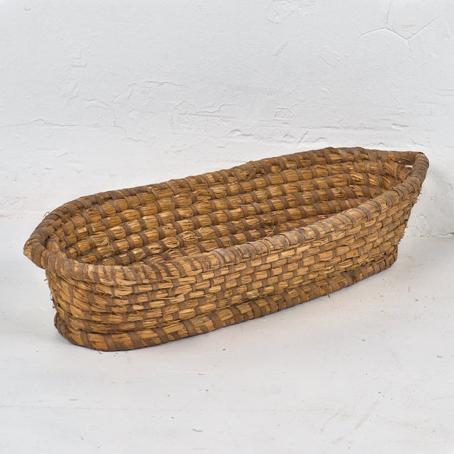 Panier décoratif en osier (c.1930)