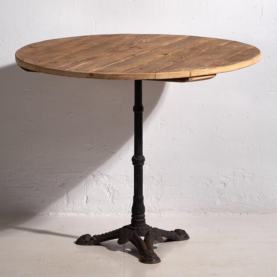 Ancienne table ronde d’extérieur (c.1920) #3