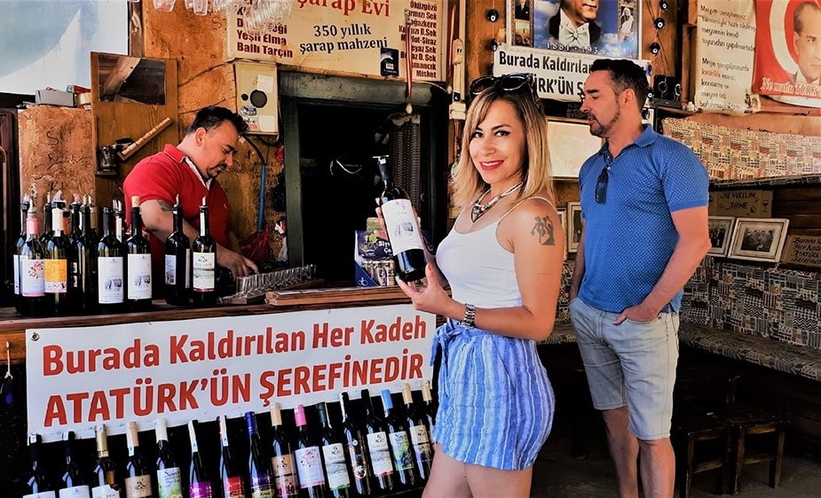 The wine tasting experience in Sirince is a little different
