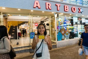 Shopping in Myeongdong 