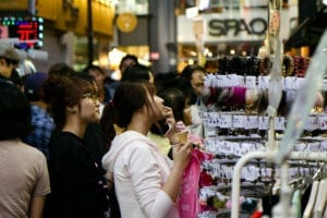 Shopping in Myeongdong