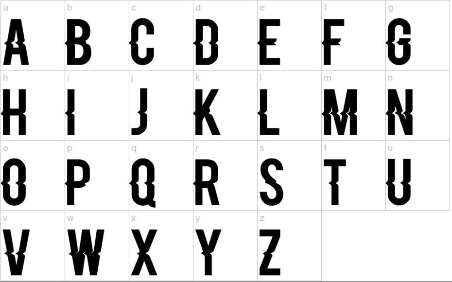 Blacklisted Font Free Download