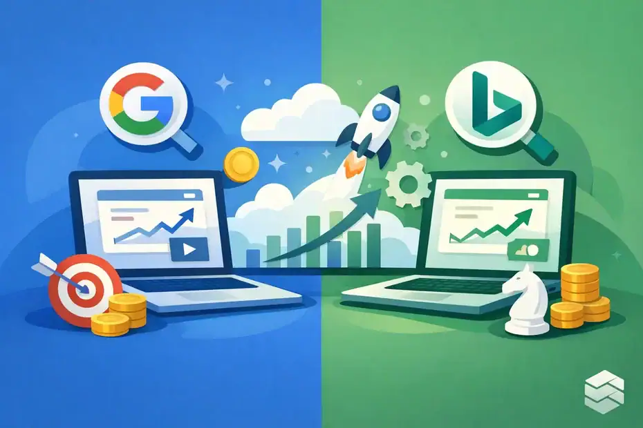 %alt% Google Ads vs Bing Ads for SaaS Growth
