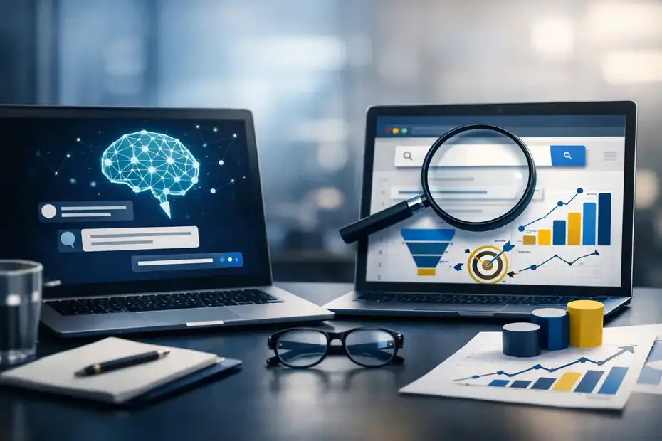 ChatGPT versus Google for B2B Search Demand