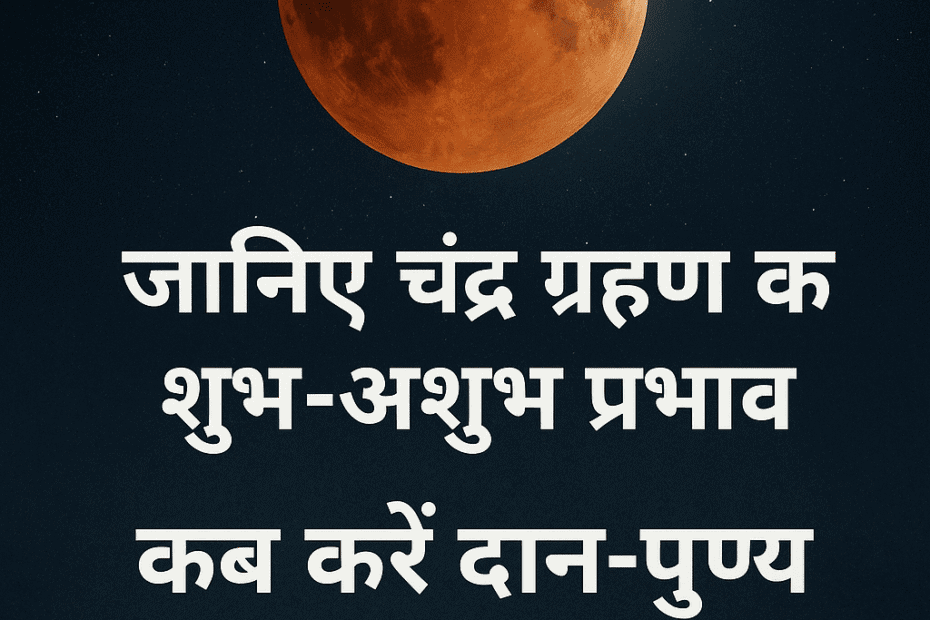 जानिए चंद्र ग्रहण के शुभ-अशुभ प्रभाव | कब करें दान-पुण्य और क्या करना चाहिए? 🌕