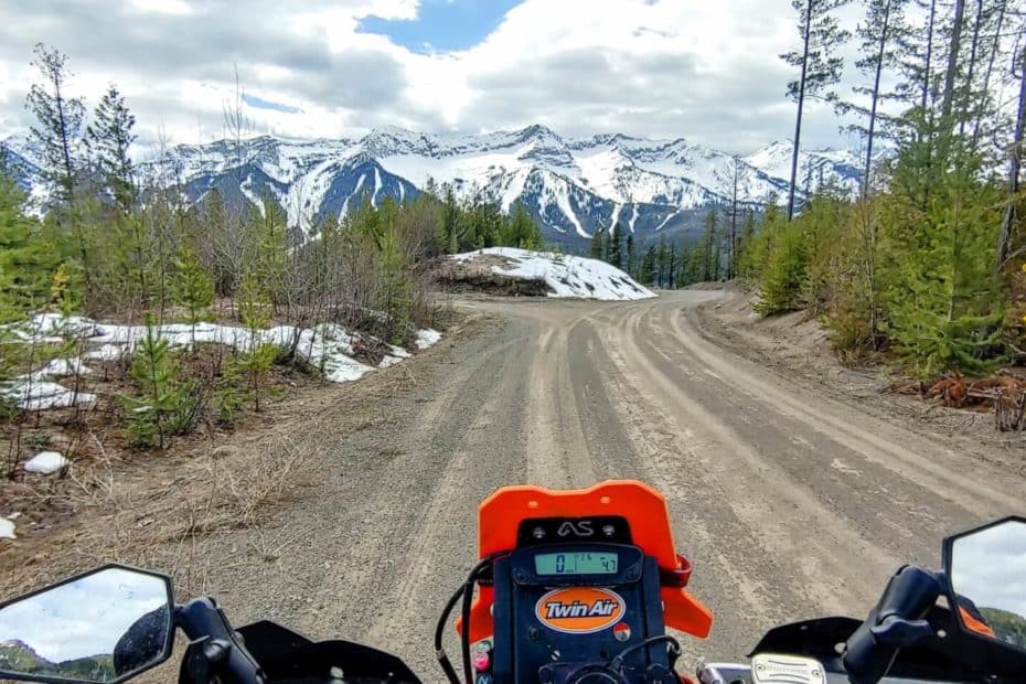 View leaving Fernie