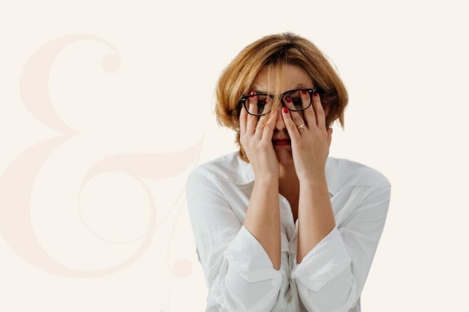 une femme fatiguée