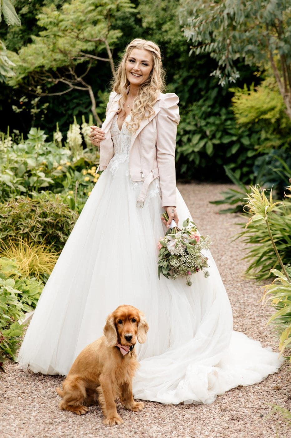 abbeywood estate cheshire bridal portraits in the gardens