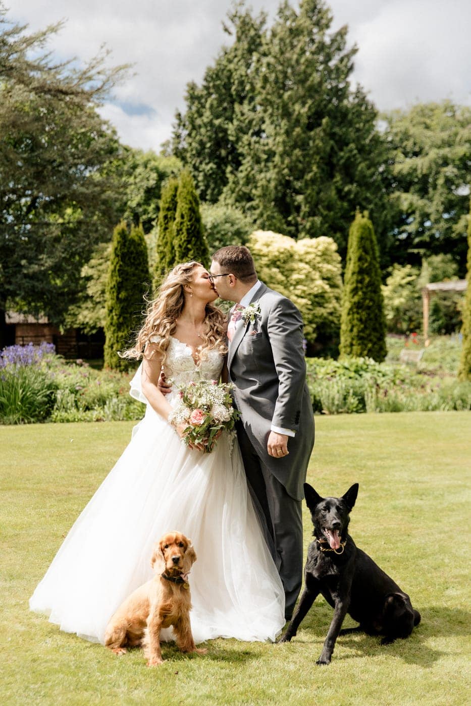 abbeywood estate outdoor wedding ceremony in cheshire
