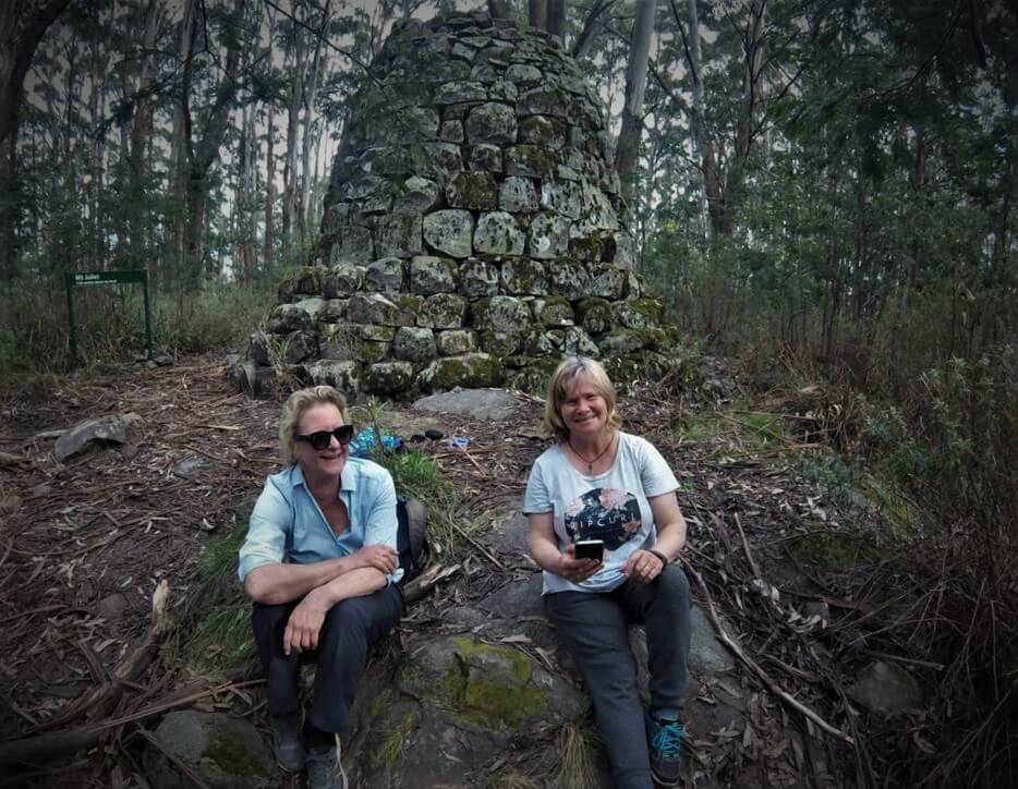 The summit of Mt Juliet Walking Track, Yarra Ranges National Park Mt Juliet Walking Track, Yarra Valley, Yarra Ranges National Park