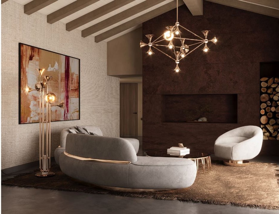 Luxury Mid Century Living: a grate exemple of mordern living room by Essential Home luxury mid century living Luxury Mid Century Living Room Ideas Designers Love Design sem nome 13 1