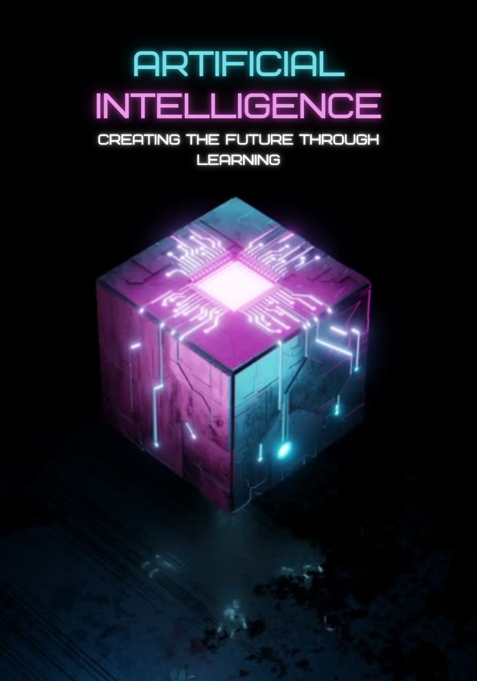 A smartphone displaying an AI-enabled app interface with data visualizations, voice assistant options, and recommendation features.