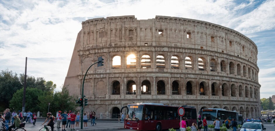 toilets in the Colosseum