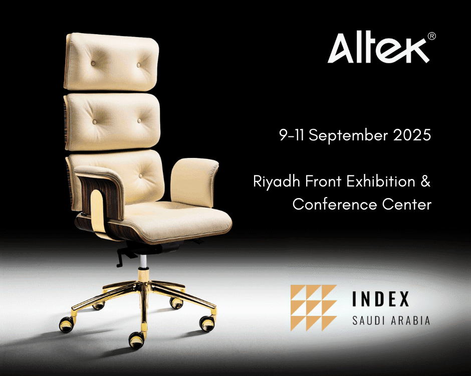 Altek Italia Design partecipa a INDEX Saudi Arabia 2025, a Riyadh dal 9 all'11 settembre