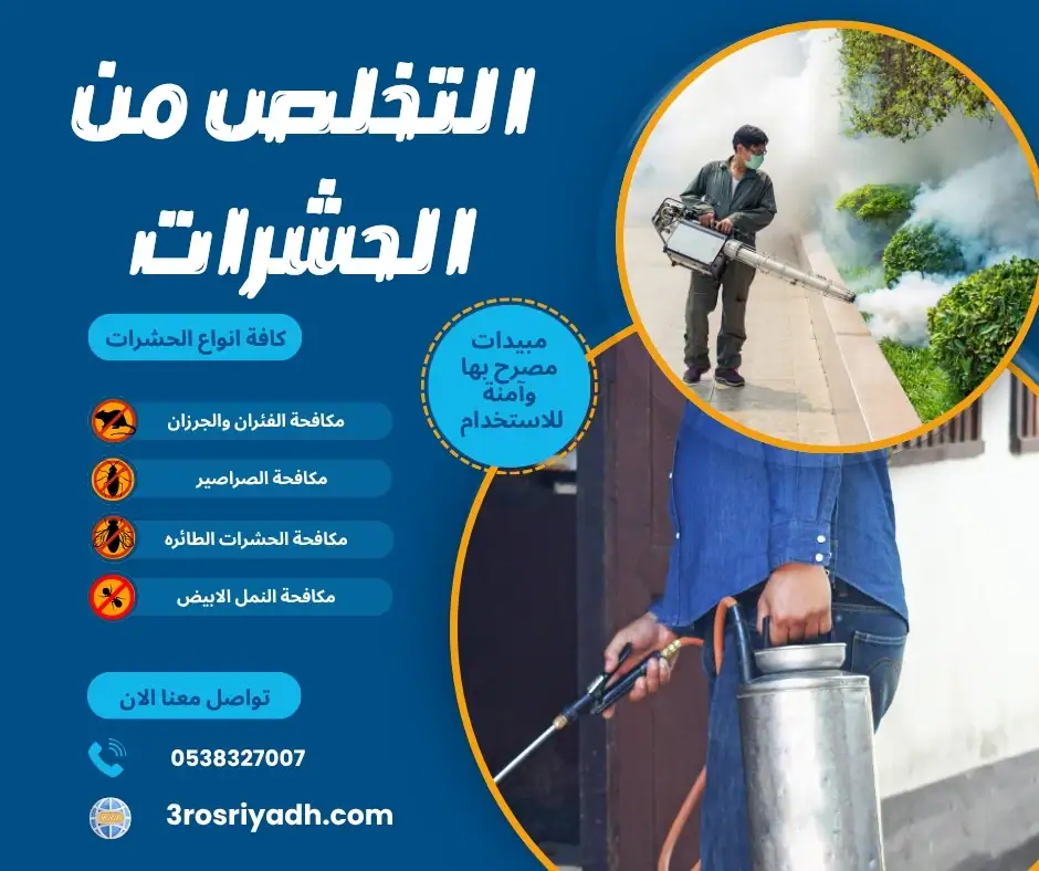 التخلص من الحشرات
