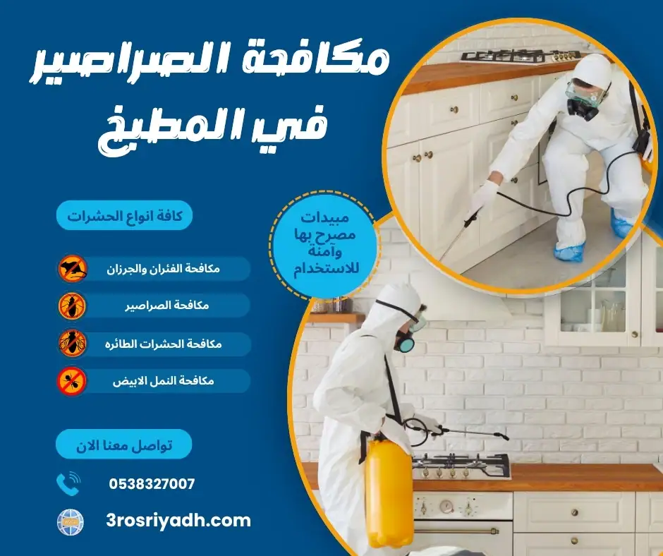 مكافحة الصراصير في المطبخ