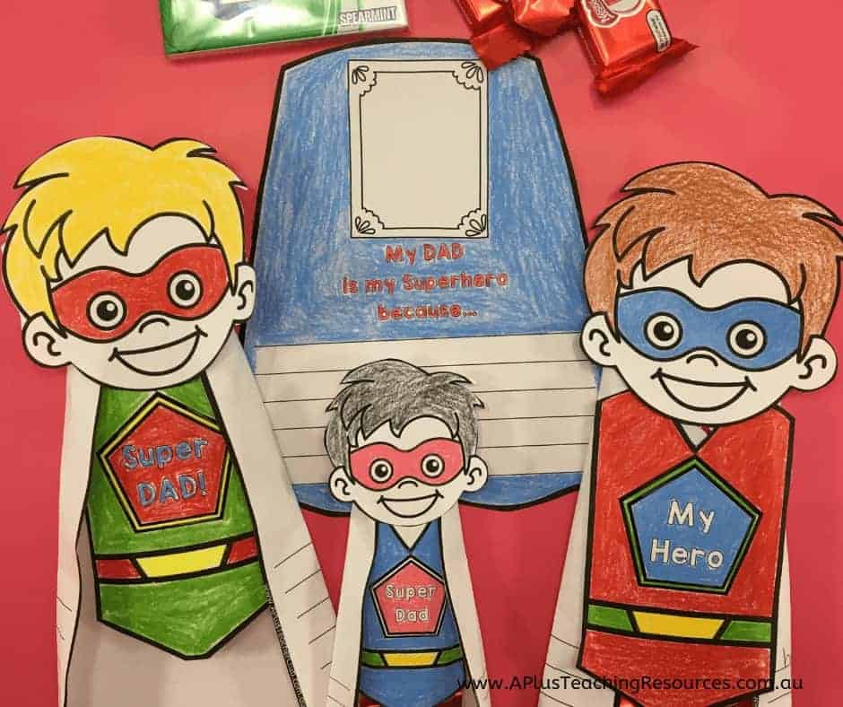 superhero cards for dad