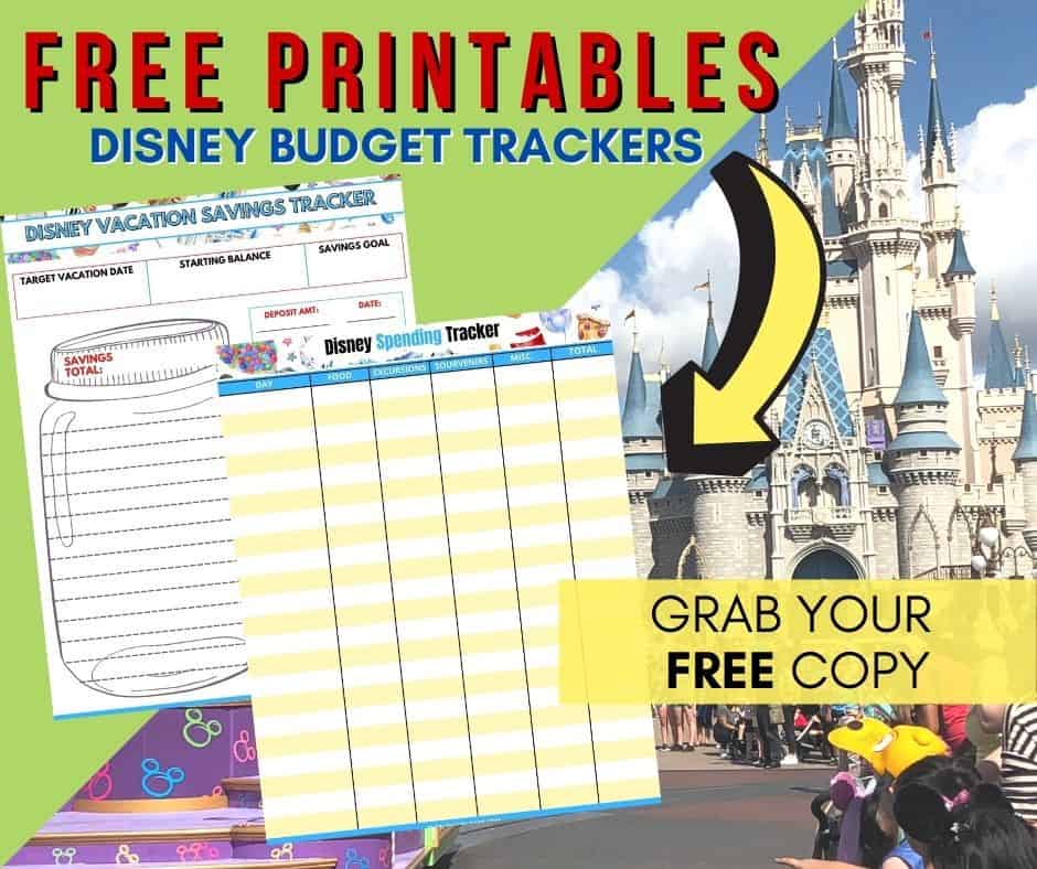 Free Disney Budget Tracker - Disney Savings tracker