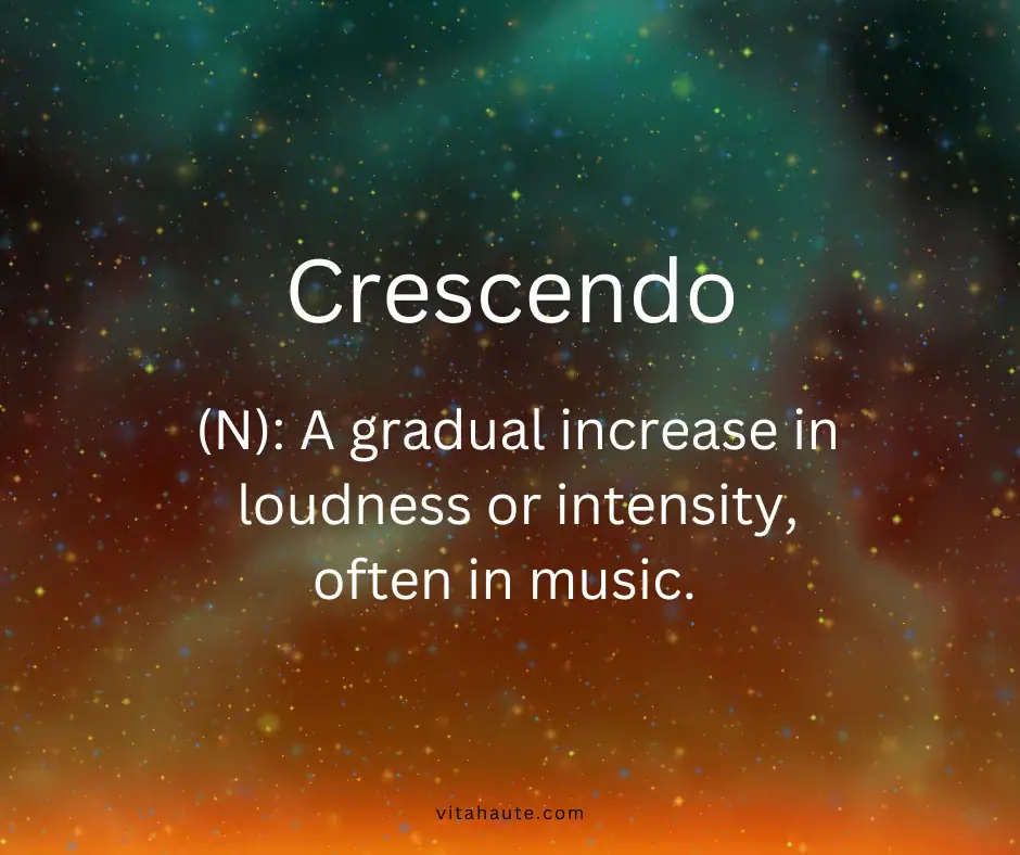 Beautiful word in English and its definition