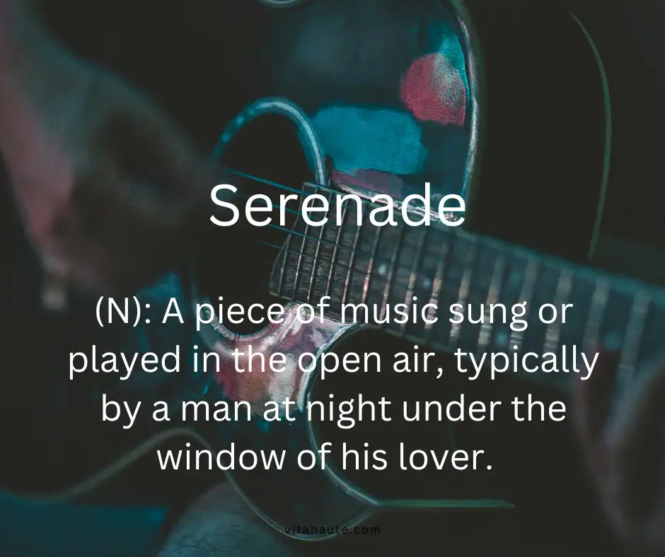 Beautiful word in English and its definition