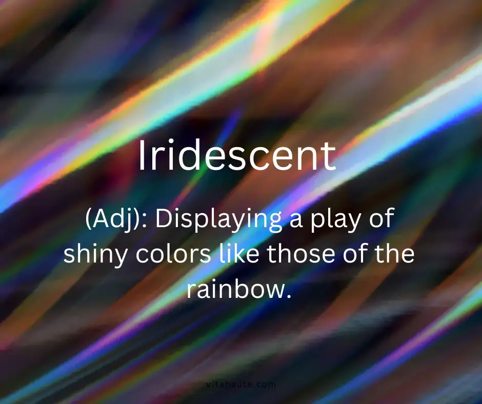 Beautiful word in English and its definition