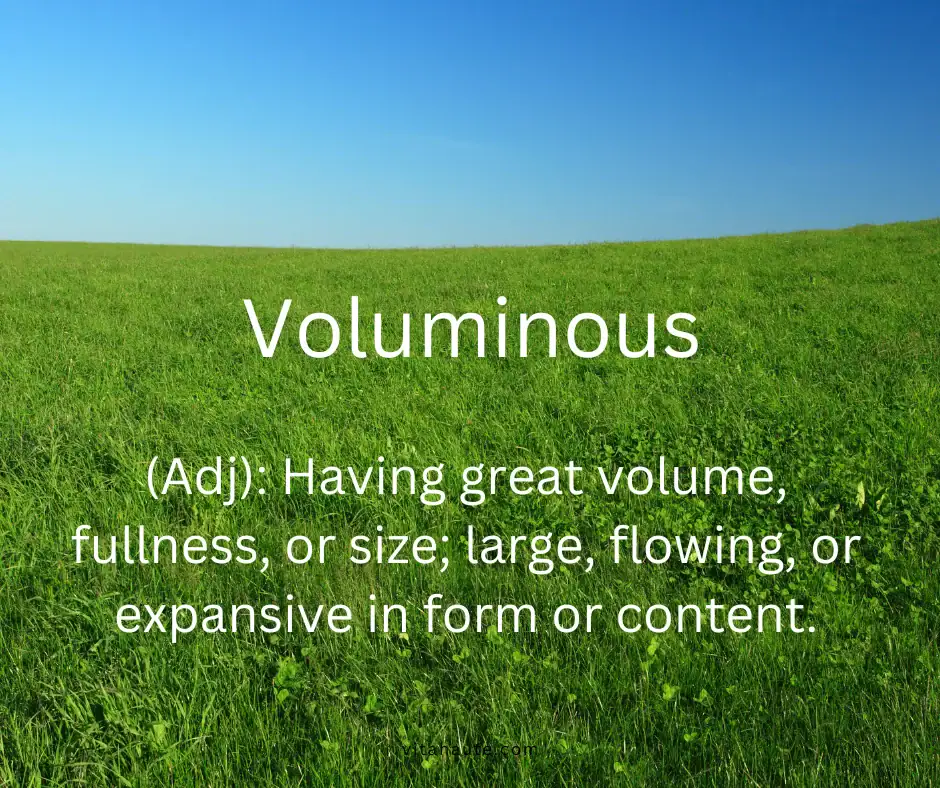 A beautiful English word and its definition