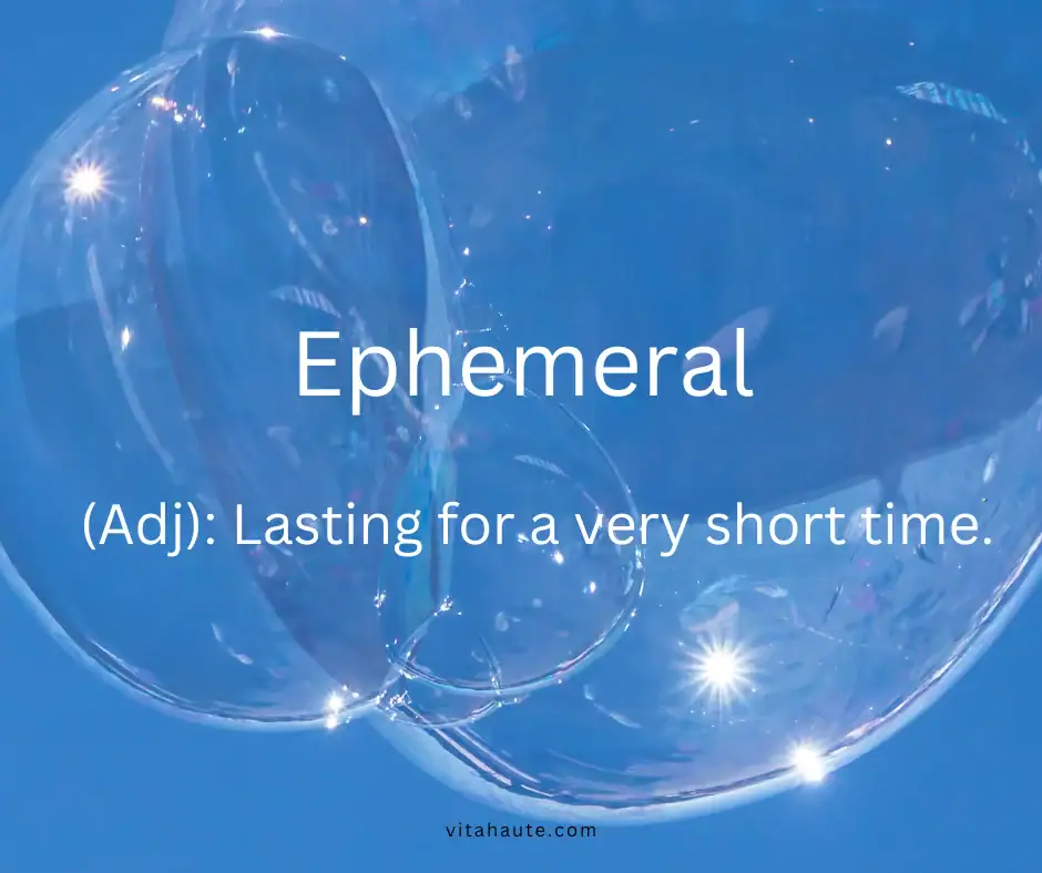 Beautiful English word and its definition