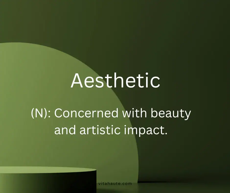 Beautiful English word and its definition