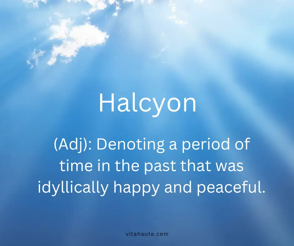 Beautiful English word and its definition